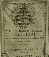 Picture 51 of 149 from De gli habiti delle religioni con le armi e breue descrittion loro, libro primo[-terza] (1626), leaf 70