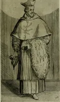 An illustration from De gli habiti delle religioni con le armi e breue descrittion loro, libro primo[-terza] (1626)