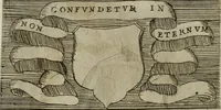 An illustration from De gli habiti delle religioni con le armi e breue descrittion loro, libro primo[-terza] (1626)