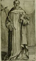 An illustration from De gli habiti delle religioni con le armi e breue descrittion loro, libro primo[-terza] (1626)