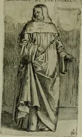 An illustration from De gli habiti delle religioni con le armi e breue descrittion loro, libro primo[-terza] (1626)