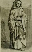 An illustration from De gli habiti delle religioni con le armi e breue descrittion loro, libro primo[-terza] (1626)