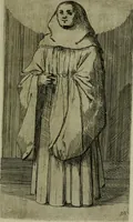 An illustration from De gli habiti delle religioni con le armi e breue descrittion loro, libro primo[-terza] (1626)