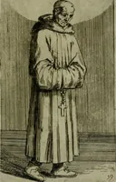 An illustration from De gli habiti delle religioni con le armi e breue descrittion loro, libro primo[-terza] (1626)