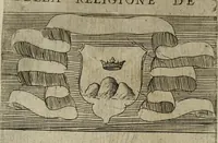An illustration from De gli habiti delle religioni con le armi e breue descrittion loro, libro primo[-terza] (1626)