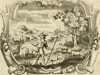 An illustration from De goddelycke voorsienigheydt uytgebeeldt in Joseph onder-coninck van Egypten : verciert met sinne-beelden ende sede-leeringen (1710)