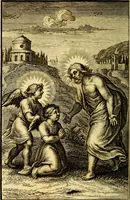 An illustration from De godlievende ziel (1749)