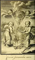 An illustration from De godlievende ziel (1749)