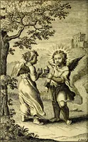 An illustration from De godlievende ziel (1749)