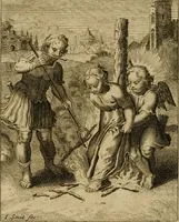 An illustration from De godlievende ziel vertoont in zinnebeelden (1737)