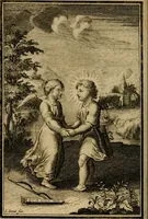 An illustration from De godlievende ziel vertoont in zinnebeelden (1737)