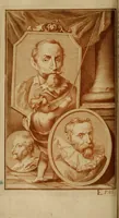 Picture 10 of 25 from De groote schouburgh der Nederlantsche konstschilders en schilderessen : waar van 'er vele met hunne beeltenissen ten tooneel een verschynen, en hun levensgedrag en konstwerken beschreven worden : zynde een vervolg op Het Schilderboek van K. v. Mander (1718), leaf 117
