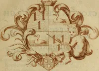 An illustration from De groote schouburgh der Nederlantsche konstschilders en schilderessen : waar van 'er vele met hunne beeltenissen ten tooneel een verschynen, en hun levensgedrag en konstwerken beschreven worden : zynde een vervolg op Het Schilderboek van K. v. Mander (1718)