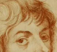 An illustration from De groote schouburgh der Nederlantsche konstschilders en schilderessen : waar van 'er vele met hunne beeltenissen ten tooneel een verschynen, en hun levensgedrag en konstwerken beschreven worden : zynde een vervolg op Het Schilderboek van K. v. Mander (1718)