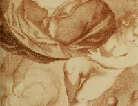 An illustration from De groote schouburgh der Nederlantsche konstschilders en schilderessen : waar van 'er vele met hunne beeltenissen ten tooneel een verschynen, en hun levensgedrag en konstwerken beschreven worden : zynde een vervolg op Het Schilderboek van K. v. Mander (1718)