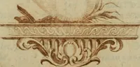 An illustration from De groote schouburgh der Nederlantsche konstschilders en schilderessen : waar van 'er vele met hunne beeltenissen ten tooneel een verschynen, en hun levensgedrag en konstwerken beschreven worden : zynde een vervolg op Het Schilderboek van K. v. Mander (1718)