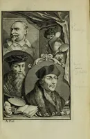 An illustration from De groote schouburgh der Nederlantsche konstschilders en schilderessen : waar van 'er veele met hunne beeltenissen ten tooneel verschynen, en hun levensgedrag en konstwerken beschreven worden : zynde een vervolg op het Schilderboek van K. v. Mander ... (1753)