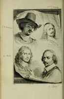 An illustration from De groote schouburgh der Nederlantsche konstschilders en schilderessen : waar van 'er veele met hunne beeltenissen ten tooneel verschynen, en hun levensgedrag en konstwerken beschreven worden : zynde een vervolg op het Schilderboek van K. v. Mander ... (1753)