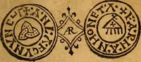 An illustration from De Hibernia & antiquitatibus ejus, disquisitiones (1658)