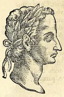An illustration from De hvmana physiognomonia Ioannis Baptistae Portae Neapolitani libri IIII : qvi ab extimis, quae in hominum corporibus conspiciuntur signis, ita eorum naturas, mores & consilia (egregiis ad viuum expressis iconibvs) demonstrant, vt intimos animi recessus penetrare videantur ... : nunc ab innumeris mendis, quibus passim neapolitana scatebat editio, emendati, primumq[ue] in Germania in lucem editi : cum duplici rerum & verborum indice longe locupletissimo (1593)