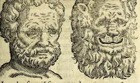 Picture 17 of 62 from De hvmana physiognomonia Ioannis Baptistae Portae Neapolitani libri IIII : qvi ab extimis, quae in hominum corporibus conspiciuntur signis, ita eorum naturas, mores & consilia (egregiis ad viuum expressis iconibvs) demonstrant, vt intimos animi recessus penetrare videantur ... : nunc ab innumeris mendis, quibus passim neapolitana scatebat editio, emendati, primumq[ue] in Germania in lucem editi : cum duplici rerum & verborum indice longe locupletissimo (1593), leaf 133