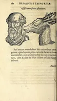 Picture 40 of 62 from De hvmana physiognomonia Ioannis Baptistae Portae Neapolitani libri IIII : qvi ab extimis, quae in hominum corporibus conspiciuntur signis, ita eorum naturas, mores & consilia (egregiis ad viuum expressis iconibvs) demonstrant, vt intimos animi recessus penetrare videantur ... : nunc ab innumeris mendis, quibus passim neapolitana scatebat editio, emendati, primumq[ue] in Germania in lucem editi : cum duplici rerum & verborum indice longe locupletissimo (1593), leaf 198