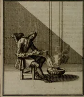 Picture 73 of 129 from De kapelle der dooden, of de algemeene dooden-spiegel. In welken alle menschen, van wat staat of rang zy zyn mogen, zich tot hun nut konnen beschouwen; om indagtig te zyn het memento mori, of gedenkt to sterven .. (1741), leaf 203