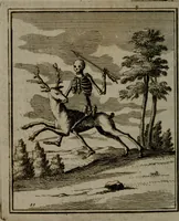Picture 98 of 129 from De kapelle der dooden, of de algemeene dooden-spiegel. In welken alle menschen, van wat staat of rang zy zyn mogen, zich tot hun nut konnen beschouwen; om indagtig te zyn het memento mori, of gedenkt to sterven .. (1741), leaf 265