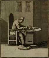 Picture 108 of 129 from De kapelle der dooden, of de algemeene dooden-spiegel. In welken alle menschen, van wat staat of rang zy zyn mogen, zich tot hun nut konnen beschouwen; om indagtig te zyn het memento mori, of gedenkt to sterven .. (1741), leaf 294