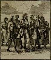 Picture 115 of 129 from De kapelle der dooden, of de algemeene dooden-spiegel. In welken alle menschen, van wat staat of rang zy zyn mogen, zich tot hun nut konnen beschouwen; om indagtig te zyn het memento mori, of gedenkt to sterven .. (1741), leaf 312
