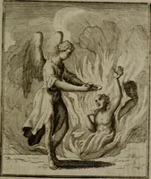 Picture 120 of 129 from De kapelle der dooden, of de algemeene dooden-spiegel. In welken alle menschen, van wat staat of rang zy zyn mogen, zich tot hun nut konnen beschouwen; om indagtig te zyn het memento mori, of gedenkt to sterven .. (1741), leaf 328