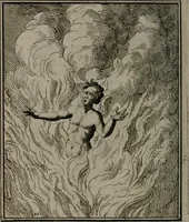 An illustration from De kapelle der dooden, of, De algemeene doodenspiegel : in welken all menschen, van wat staat of rang zy zyn mogen, zich tot hun nut konnen beschouwen : om indagtig ti zyn het memento mori, gedenkt te sterven ... (1737)