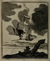 An illustration from De kapelle der dooden, of, De algemeene doodenspiegel : in welken all menschen, van wat staat of rang zy zyn mogen, zich tot hun nut konnen beschouwen : om indagtig ti zyn het memento mori, gedenkt te sterven ... (1737)