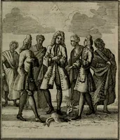 Picture 79 of 92 from De kapelle der dooden, of, De algemeene doodenspiegel : in welken all menschen, van wat staat of rang zy zyn mogen, zich tot hun nut konnen beschouwen : om indagtig ti zyn het memento mori, gedenkt te sterven ... (1737), leaf 282