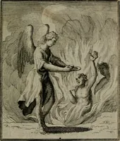An illustration from De kapelle der dooden, of, De algemeene doodenspiegel : in welken all menschen, van wat staat of rang zy zyn mogen, zich tot hun nut konnen beschouwen : om indagtig ti zyn het memento mori, gedenkt te sterven ... (1737)