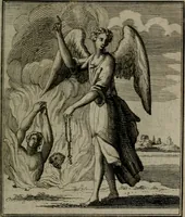 An illustration from De kapelle der dooden, of, De algemeene doodenspiegel : in welken all menschen, van wat staat of rang zy zyn mogen, zich tot hun nut konnen beschouwen : om indagtig ti zyn het memento mori, gedenkt te sterven ... (1737)