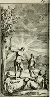 An illustration from De konincklycke triumphe : vertoonende alle de eerpoorten, met desselfs besondere sinne-beelden, en hare beschryvinge, ten getale van in de 60, opgerecht in s' Gravenhage 1691 ter eere van Willem de III koningh van Groot Brittanjen (1691)