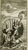 Picture 42 of 85 from De konincklycke triumphe : vertoonende alle de eerpoorten, met desselfs besondere sinne-beelden, en hare beschryvinge, ten getale van in de 60, opgerecht in s' Gravenhage 1691 ter eere van Willem de III koningh van Groot Brittanjen (1691), leaf 154