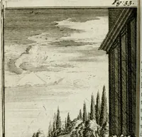 An illustration from De konincklycke triumphe : vertoonende alle de eerpoorten, met desselfs besondere sinne-beelden, en hare beschryvinge, ten getale van in de 60, opgerecht in s' Gravenhage 1691 ter eere van Willem de III koningh van Groot Brittanjen (1691)