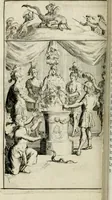 An illustration from De konincklycke triumphe : vertoonende alle de eerpoorten, met desselfs besondere sinne-beelden, en hare beschryvinge, ten getale van in de 60, opgerecht in s' Gravenhage 1691 ter eere van Willem de III koningh van Groot Brittanjen (1691)