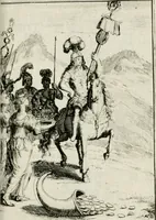 An illustration from De konincklycke triumphe : vertoonende alle de eerpoorten, met desselfs besondere sinne-beelden, en hare beschryvinge, ten getale van in de 60, opgerecht in s' Gravenhage 1691 ter eere van Willem de III koningh van Groot Brittanjen (1691)