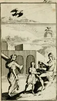Picture 69 of 85 from De konincklycke triumphe : vertoonende alle de eerpoorten, met desselfs besondere sinne-beelden, en hare beschryvinge, ten getale van in de 60, opgerecht in s' Gravenhage 1691 ter eere van Willem de III koningh van Groot Brittanjen (1691), leaf 229