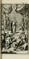An illustration from De konincklycke triumphe : vertoonende alle de eerpoorten, met desselfs besondere sinne-beelden, en hare beschryvinge, ten getale van in de 60, opgerecht in s' Gravenhage 1691 ter eere van Willem de III koningh van Groot Brittanjen (1691)