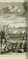 An illustration from De konincklycke triumphe : vertoonende alle de eerpoorten, met desselfs besondere sinne-beelden, en hare beschryvinge, ten getale van in de 60, opgerecht in s' Gravenhage 1691 ter eere van Willem de III koningh van Groot Brittanjen (1691)