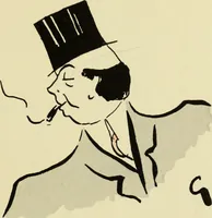 An illustration from De la Comédie Française aux boulevards. Préf. de Jules Claretie (1906)