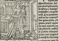 An illustration from De la louenge et vertu des nobles et cleres dames : de Jehan bocasse ; [traslate & iprime nouellemet a paris]