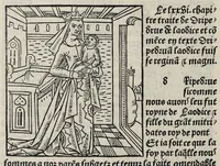 Picture 15 of 34 from De la louenge et vertu des nobles et cleres dames : de Jehan bocasse ; [traslate & iprime nouellemet a paris], leaf 204