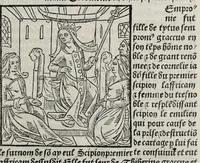 Picture 16 of 34 from De la louenge et vertu des nobles et cleres dames : de Jehan bocasse ; [traslate & iprime nouellemet a paris], leaf 205
