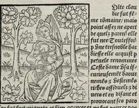 Picture 17 of 34 from De la louenge et vertu des nobles et cleres dames : de Jehan bocasse ; [traslate & iprime nouellemet a paris], leaf 207