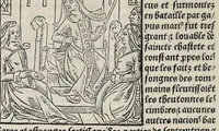 An illustration from De la louenge et vertu des nobles et cleres dames : de Jehan bocasse ; [traslate & iprime nouellemet a paris]